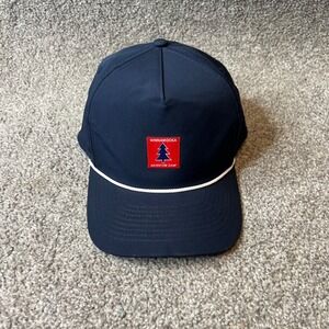 Imperial Rope Hat Mens Navy Blue Winnamocka Adventure Camp Snapback Cap grandpa